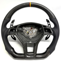 Volant LED RPM pour Mercedes Benz AMG W176 W177 W205 W206, version améliorée en fibre de carbone pour l'intérieur