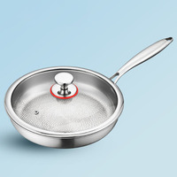 Poêle en titane de qualité supérieure, alliage de titane, sans revêtement, pour usage domestique, poêle à steak, compatible avec les cuisinières à gaz, batterie de cuisine en titane