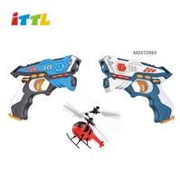 Jouet ITTL : Pistolet de combat à piles, talkie-walkie et avion sensible au mouvement