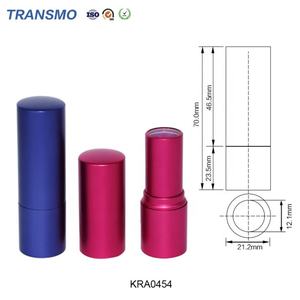 Custom Lipstick Tubes Metal Lip Balm <b>Container</b> Refillable Lipstick Tube Lipstick Packaging Tubes - Product Image 2