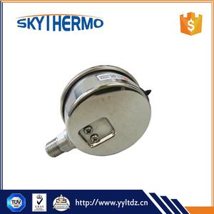 पढ़ने के लिए आसान स्पष्ट व्यक्तिगत डिजाइन विश्वसनीय प्रदर्शन एसएस दबाव गेज दबाव नापने का यंत्र तेल भरा मीटर - Product Image 4