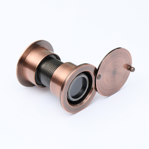 Bán Buôn Góc Rộng Thủy Tinh Động Vật Ống Kính Cửa Bằng Đồng Mắt Với Bìa Nhìn Trộm Door <span class=keywords><strong>Viewer</strong></span> - Product Image 2