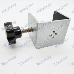 Escritorio de oficina extraíble de aluminio, divisor de Clip acrílico, soporte de pantalla, abrazadera de cubículo de escritorio - Product Image 4