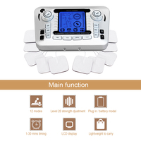 Masseur amincissant par acupuncture pulsée, 12 modes, appareil TENS pour soulager les douleurs du dos, du cou et des épaules, utilisation portable à domicile