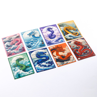 Pochettes pour cartes d'art classiques Montagnes et Mers, pochettes mates Penny pour la protection des cartes de jeu
