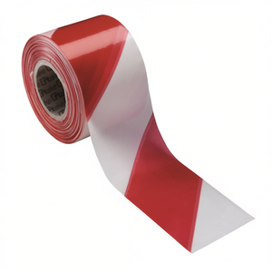 Ruban adhésif de signalisation lumineuse, 48mm x 100m, rayé rouge et blanc, ruban de sécurité pour chantier de construction - Product Image 2