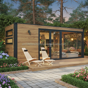 Conteneur préfabriqué en bois de 20 pieds pour hôtels de jardin, mini-studios, cafés en kit, salons, chambres, ateliers, centres commerciaux - Product Image 1