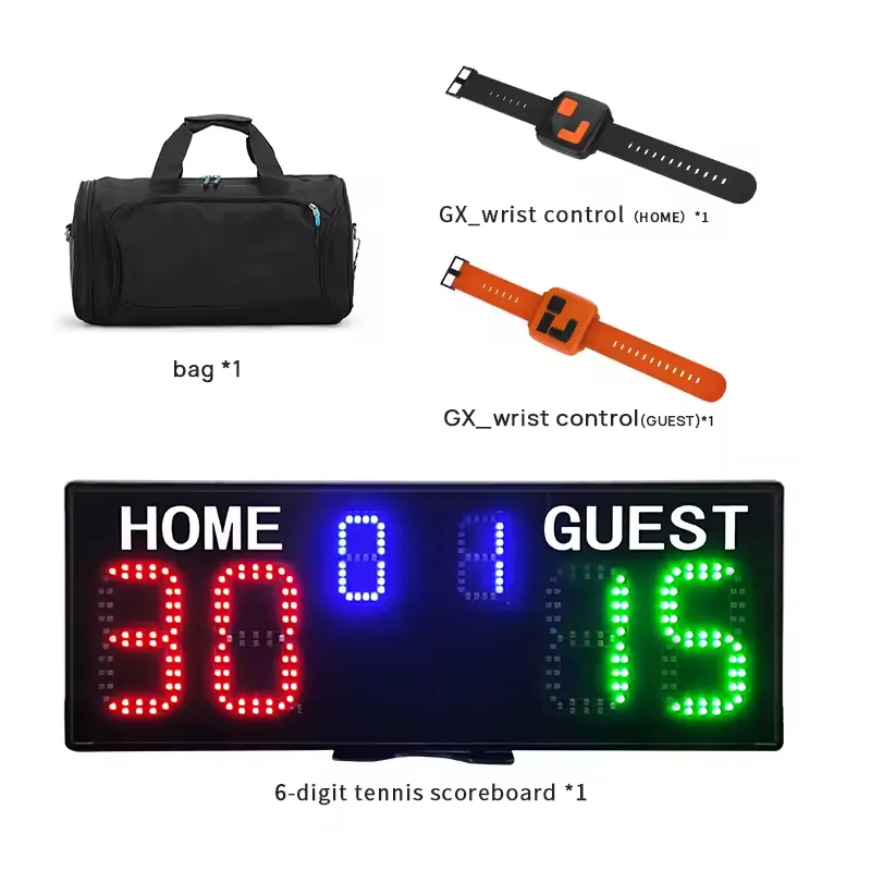 GANXIN Socreboard basket LED Digital, papan sirkuit basket Digital dengan daya baterai dan Remote untuk Game olahraga