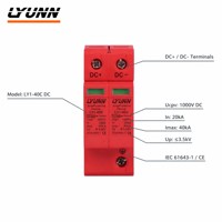Parafoudre basse tension SPD DC 1000V 40kA Type T2 pour système solaire et protection contre la foudre – Direct Usine