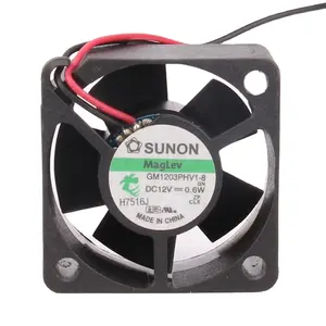 SUNON-ventilador de refrigeración de GM1203PHV1-8A industrial, ventilador de 24v, 48v, CC de 12v, CA de 0,6 W, 30x30x15mm, 3CM, 3015, tres cables, flujo Axial silencioso