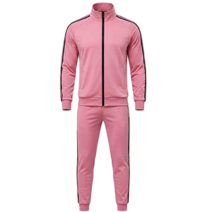 Chándal Unisex Vintage de Primavera para Adultos, Corte Ajustado, 100% Algodón, Secado Rápido, Transpirable, Ligero, Cómodo, Ropa Deportiva Informal OEM - Product Image 1