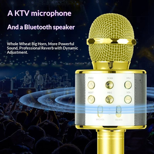 Micrófono Inalámbrico para <span class=keywords><strong>Karaoke</strong></span> con Altavoz, Portátil, para Fiestas en Casa, Venta Directa <span class=keywords><strong>de</strong></span> Fábrica 2026 - Product Image 3