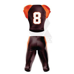Uniforme de football américain à bas prix de haute qualité en uniforme de football américain en polyester 100% - Product Image 2