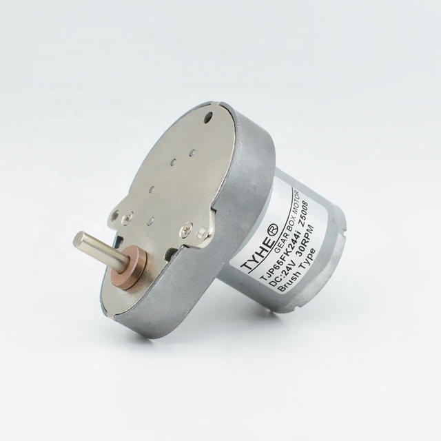 TYHE Variable Speed Wholesale 65*48mm 12v 24v Low Power 5w High Torque 1.5nm Low Speed 500rpm PMDC Dc Gear Motor with Ce Rohs