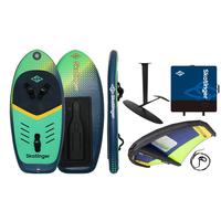 Planche hydrofoil gonflable OEM - Écologique, résistante à l'eau, en PVC Drop Stitch et EVA pour lacs et rivières