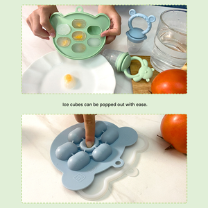 Ensemble de sucettes pour bébé et moule à sucettes pour lait maternel en silicone, soulagement de la dentition, avec <span class=keywords><strong>sucette</strong></span> pour nourrissons et bac de congélation - Product Image 3