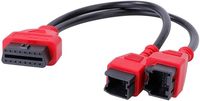 Cable Adaptador OBD2 de 16 Pines a 12 Pines + 8 Pines, Conector de Diagnóstico y Programación