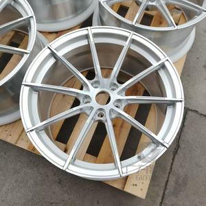 Rines de Aluminio Forjado 6061-T6 en Plata Pulida, Diseño de 20*10 Pulgadas con PCD de 100 mm para Autos de <span class=keywords><strong>Pasajeros</strong></span>, Nuevos - Product Image 1