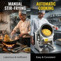 Machines de cuisson automatiques intelligentes pour cuisines de restaurants commerciaux, robot de cuisson automatique, marmite de cuisson électrique, machine à riz frit