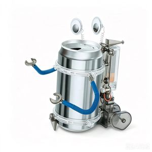 Innovative Mixed Alloy Plastic Can-shaped Walker Assembly Outfit Battery-free <b>DIY</b> Mechanical Bot <b>Kit</b> for Children Hands-on - Product Image 5