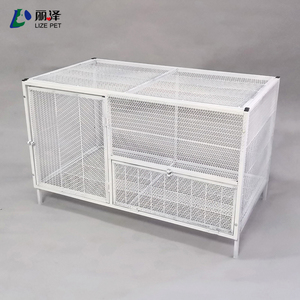 LizePet métal galvanisé moins cher poulailler maison poulet <span class=keywords><strong>cage</strong></span> d'élevage pour prévenir les belettes 2 pièces Cages à coq - Product Image 4