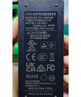 Adaptateur secteur YHY 16,8 V 3 A, chargeur de batterie lithium DC, protection OCP, 50 W, pour ordinateur portable/bureau, certifié CE, Royaume-Uni, Canada, matériau ignifuge, 1,2 m