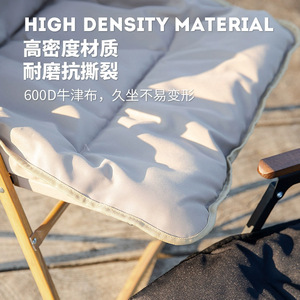 Cojín para Silla 87x54x5cm Rectangular Plegable con Relleno de Fibra de Poliéster para Uso en Exteriores - Product Image 3