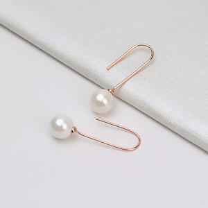 Ganchos para Aretes de Plata S925, Accesorios para Joyería de Perlas DIY, Aretes Modernos para Mujer, Gancho para Aretes 6-7, Accesorios para Perlas 1219 - Product Image 3