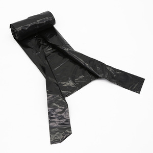 Disposable Garbage Bags Waste Bags for Home & Office Use, Flat-Bottom With Tie Handle T-Shirt Bags, Durable and Easy to Carry. - Product Image 4