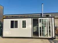 Maison en conteneur extensible pliable à bon prix Villa isolée de 40 pieds 20 pieds Maison mobile préfabriquée et imperméable