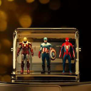 Vitrina de Exhibición Apilable con Tapa Abatible, Caja Transparente de PET para Muñecas y Figuras de Acción, a Prueba de Polvo, Personalizable - Product Image 5