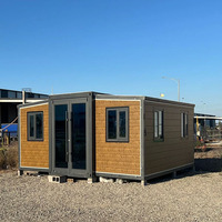 Casa Container Prefabbricata Modulare Espandibile in Acciaio e Pannelli Sandwich di Alta Qualità per Uffici Mobili e Spazi di Lavoro all'Aperto