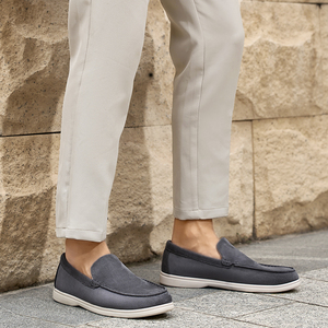 Nuove <span class=keywords><strong>Scarpe</strong></span> da Passeggio da Uomo 2025, Mocassini in Pelle Scamosciata con Punta, Leggere e Antiscivolo, <span class=keywords><strong>Scarpe</strong></span> Sportive - Product Image 5