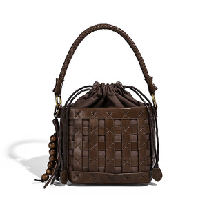 Sac Seau Tressé en PU Fait Main Tendance Française pour Femme – Idéal Quotidien, Loisirs, Trajet Quotidien, Sorties – Sac à Bandoulière Unique ou Croisé pour Femme - Product Image 5