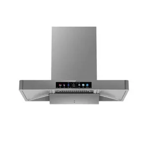 Competitive price household golden supplier chimney kitchen hood range kitchen T-shape smart range hoods for household