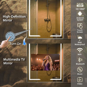 Specchio da Bagno Interattivo Vercon con Illuminazione Frontale, Sistema Operativo Android, WiFi, Altoparlanti, Casting Telefonico, Impermeabile e Antiappannamento - Product Image 2