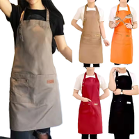 En stock, tablier de serveur/serveuse en coton de qualité supérieure, 3 ou 4 poches, durable pour homme et femme, cuisine, café, bar - Vente en gros