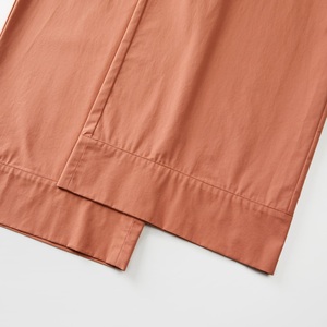 High Waist <strong>Drawstring</strong> Wide Leg Breathable Canvas Palazzo Pants Women Button Front Regular Fit Casual Summer Solid Color <strong>Trousers</strong> - Product Image 4