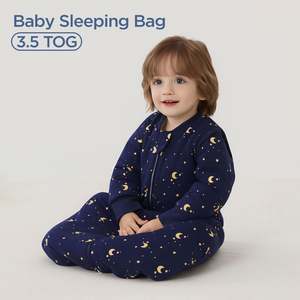 Baby Sleeping Bag 2.5TOG Wearable <b>Blanket</b> Winter <b>with</b> Removable <b>Sleeves</b> - Product Image 5