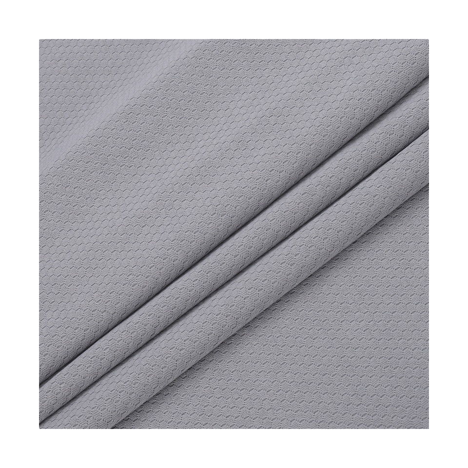 Polyester Fabric Quick Dry Stretch Breathable Honeycomb Knitted Eco-Friendly Lightweight Girls Sportswear T-Shirts Uniform