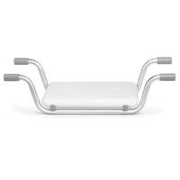 Siège de baignoire en aluminium, planche de bain, anti-rouille, trous de drainage, manchon en caoutchouc antidérapant, sécurité pour personnes âgées et handicapées
