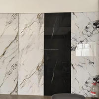 Panneau mural en cristal de carbone OEM, étanche, co-extrudé, à couche diamantée, en charbon de bambou pour mur de fond