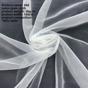 100% Breathable Nylon Wedding Dress Fabric Lightweight Composite Flat <strong>Mosquito</strong> <strong>Net</strong> Smooth Computer Embroidered Mesh - Product Image 1