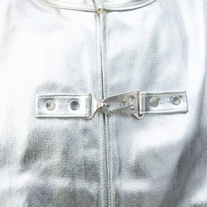 Chịu nhiệt phù hợp với chống cháy quần áo 1000-1200 độ chống cháy flameproof yếm nhôm lá lính cứu hỏa đồng phục - Product Image 3