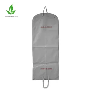 Dress Garment Bags PP Non Woven Wedding Dry Cleaners Cover Bags