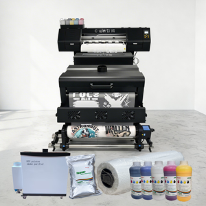 Impresora de camisetas DTF Gwin 2 I3200/XP600/XC90 A2 con tinta blanca, rollo a rollo, 600 mm de ancho de impresión, agitador automático, secador y transferencia térmica - Product Image 1