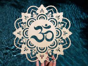 Arte Murale <span class=keywords><strong>in</strong></span> <span class=keywords><strong>Legno</strong></span> di Geometria Sacra Stile Vintage 12\" Decorazione <span class=keywords><strong>da</strong></span> <span class=keywords><strong>Parete</strong></span> Simbolo Sonoro Sacro <span class=keywords><strong>Mandala</strong></span> Design Zen per Casa Yoga Meditazione - Product Image 6