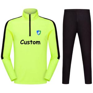 Veste de football personnalisée en sublimation pour adultes et jeunes, ensemble orange, survêtement de sport pour hommes, enfants et jeunes, équipe de football - Product Image 3