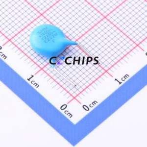 ตัวเก็บประจุแบบปลอดภัย DCF222M34Y5UQ66L7A0 แบบ Through hole (THT), ระยะขา P=7.5 มม. 2.2nF 20% 250V/400V X1, Y2 - Product Image 1