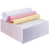 Papier autocopiant NCR pour ordinateur, format personnalisé A4 A3, 1 2 3 4 5 6 feuillets, pour formulaires, factures, reçus, carnets de registre